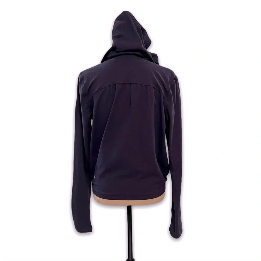 Lululemon Ready To Rulu Wrap Hooded Jacket 6/Small Boysenberry Dark Purple Yoga - Picture 9 of 16